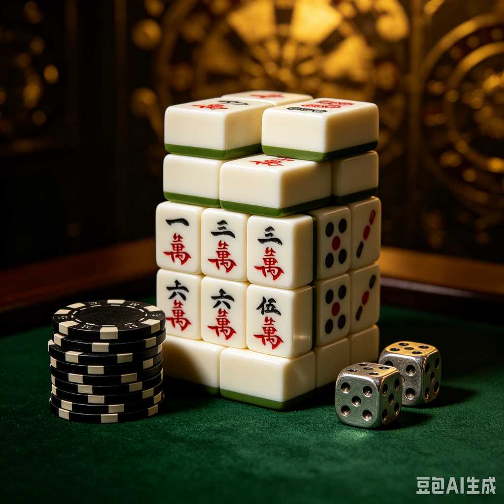 mahjong set with storage case